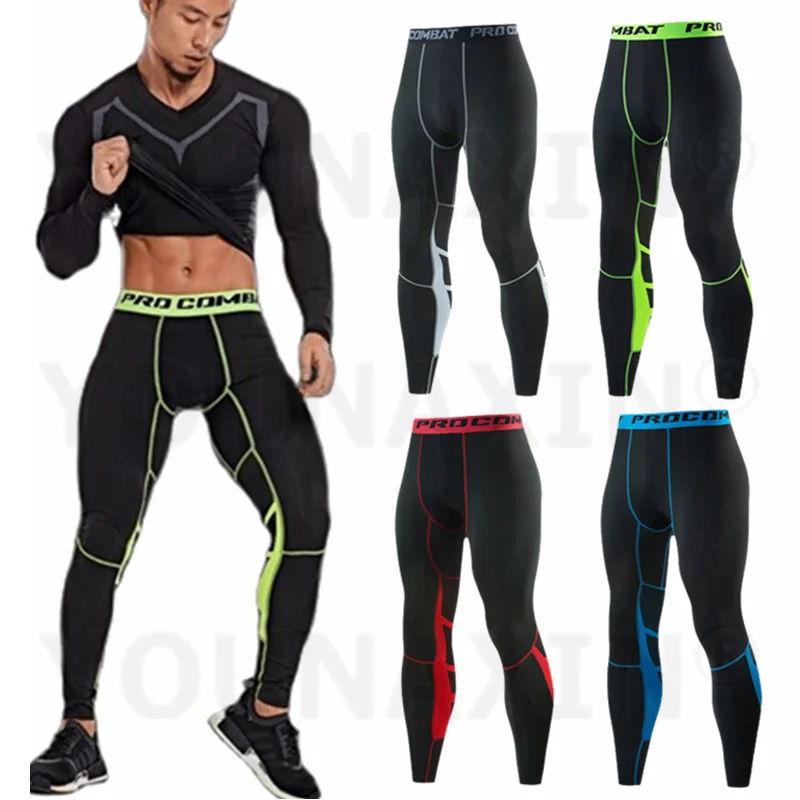 

Men's Athletic Sports Trousers Training Fitness Running Tight Base Layer Pants Exercise Basketball Yoga Legging S M L XL 2XL 3XL