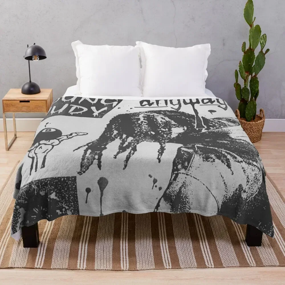 

young-nudy anyways, nudy Throw Blanket Anti Shedding Soft Fuzzy Blanket for Home