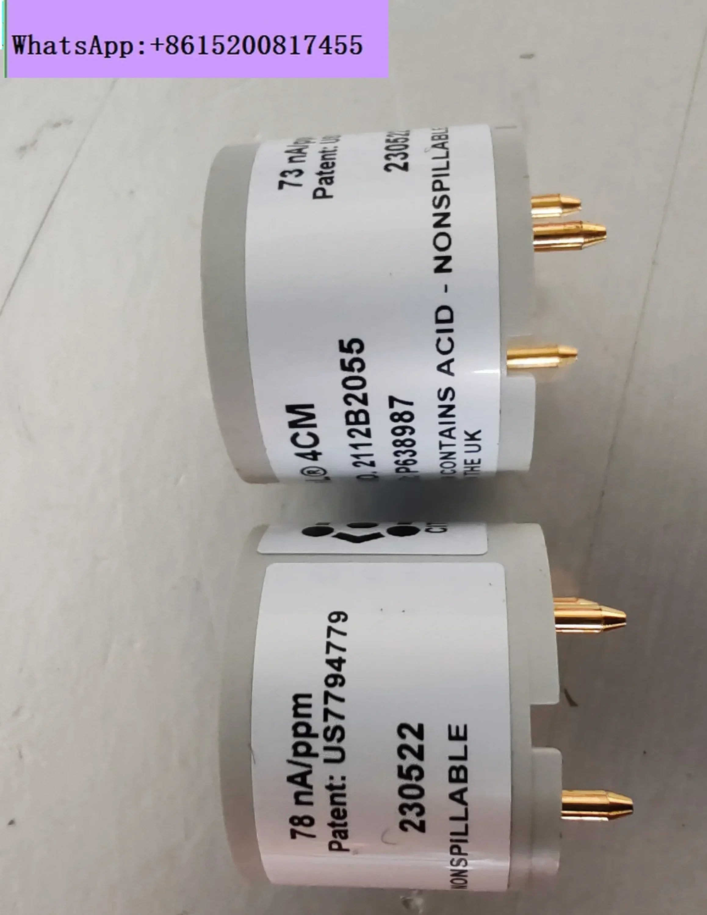 CITY carbon monoxide CO sensor 4CM/7EF electrochemical probe, gas detection element