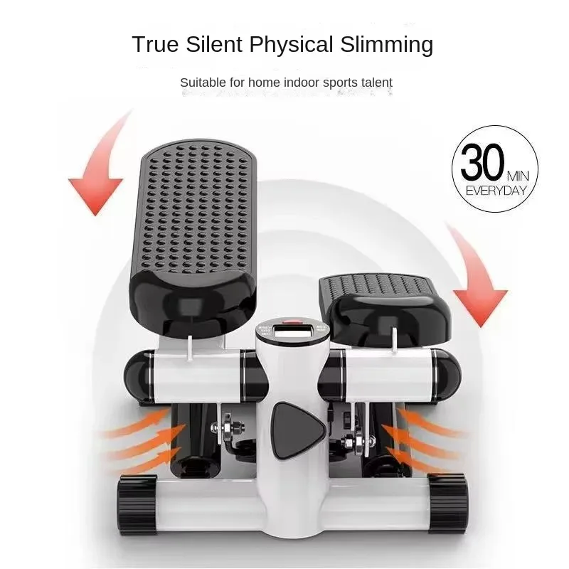 ستيبر تويست صغير لصالة الألعاب الرياضية المنزلية - معدات لياقة بدنية متينة على طراز الدرج، مدرب مدمج للتدريبات القلبية الداخلية والتمارين اليومية