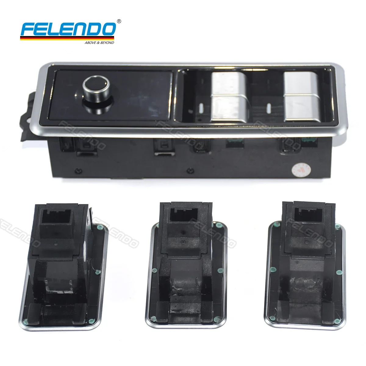 FELENDO Car Window Lifter Regulator Switch Control Button Car Interior Decoration Upgrade For Land Rover Range a Rover 2014-2017