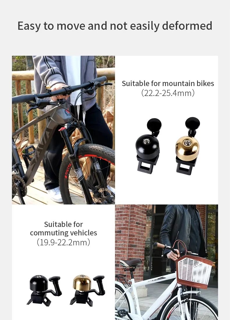 Fahrradklingel Ultraleicht Kupferlegierung MTB Rennrad Lenker Ringklingel Klarer Lauter Klang Für Sicheres Radfahren Fahrradzubehör – Detail 8