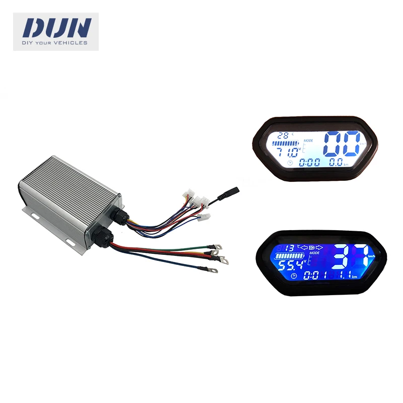 

SVMC7245 45A Hall DC Motor Controller with N2 Display For 800-1000w Electric Bicycle Bike Scooter