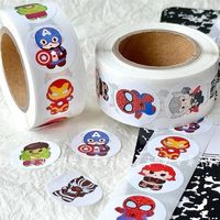 500Pcs the Avengers Cartoon Stickers Set Cute Kids Stationery School Reward Supplies Teacher Toys Gift