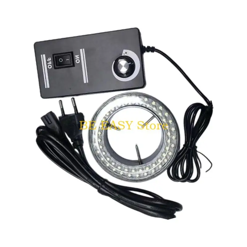 E28F Detachable 56 LED Light Source for Microscopes High Brightness Illuminations Feature Detailed Viewing Easy to Install