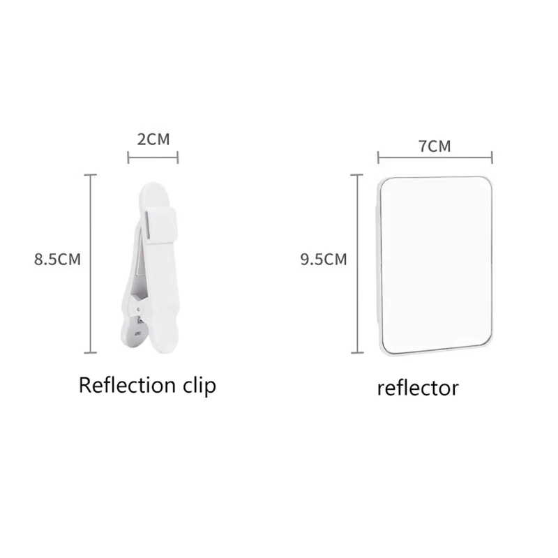 Cell Phone Camera Mirror Reflection HD Lens Selfie Reflector Mirrors Shooting Universal Phone Reflection Clip Rear Outdoor Lens