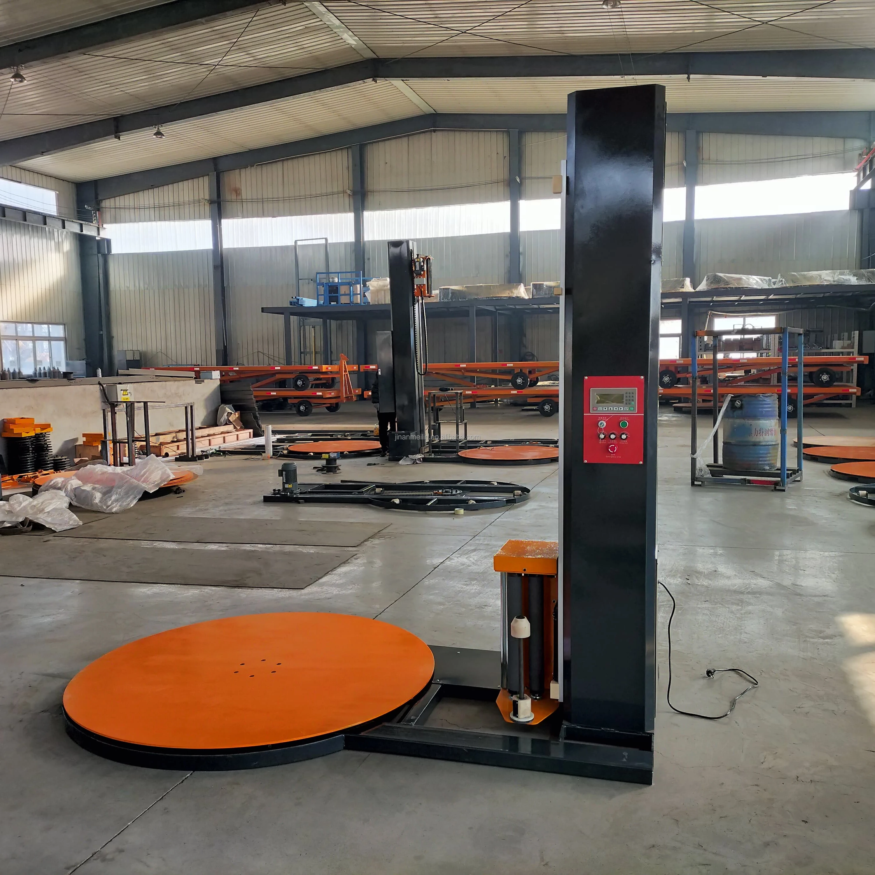 

Easy Operate Wrapping Film Baler Industrial Baling Press Laminating Machine Winding Film Packaging Machine