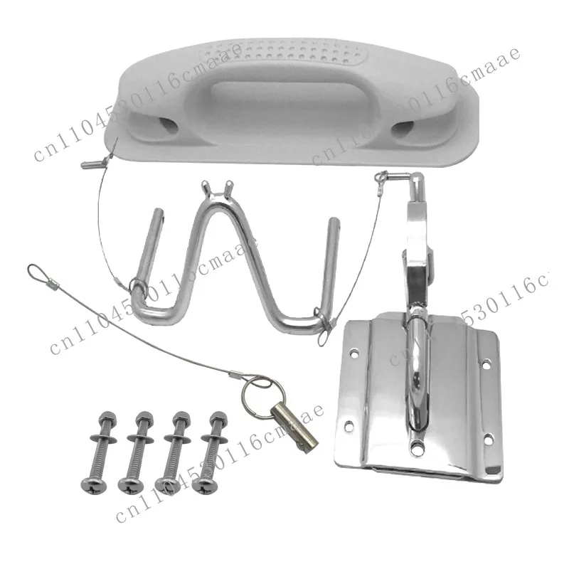 Marine accessories, new stainless steel docking bracket combination, boat davit set, marine yacht hardware accessories