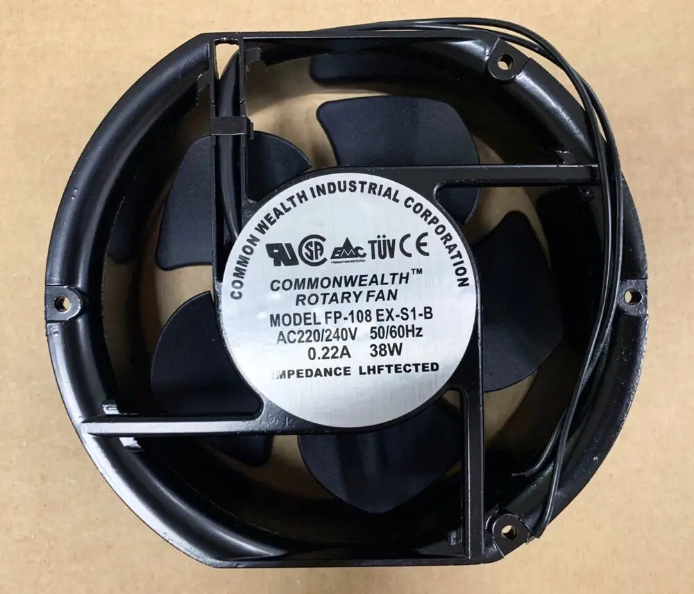 

New Commonwealth FP-108EX-S1-B cooling fan 220V 0.22A