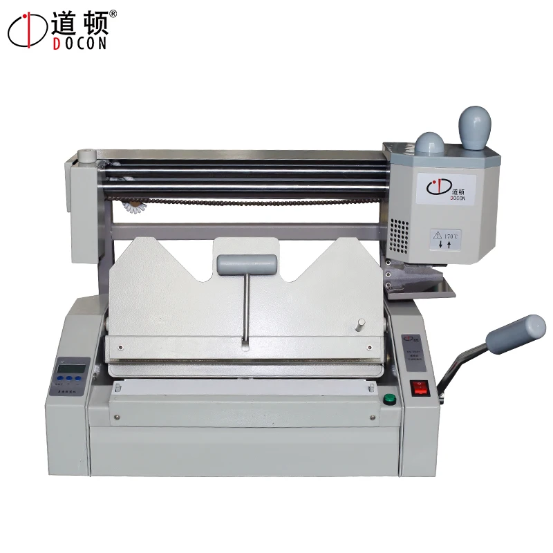 A4 size exercise books desktop manual glue binding machine