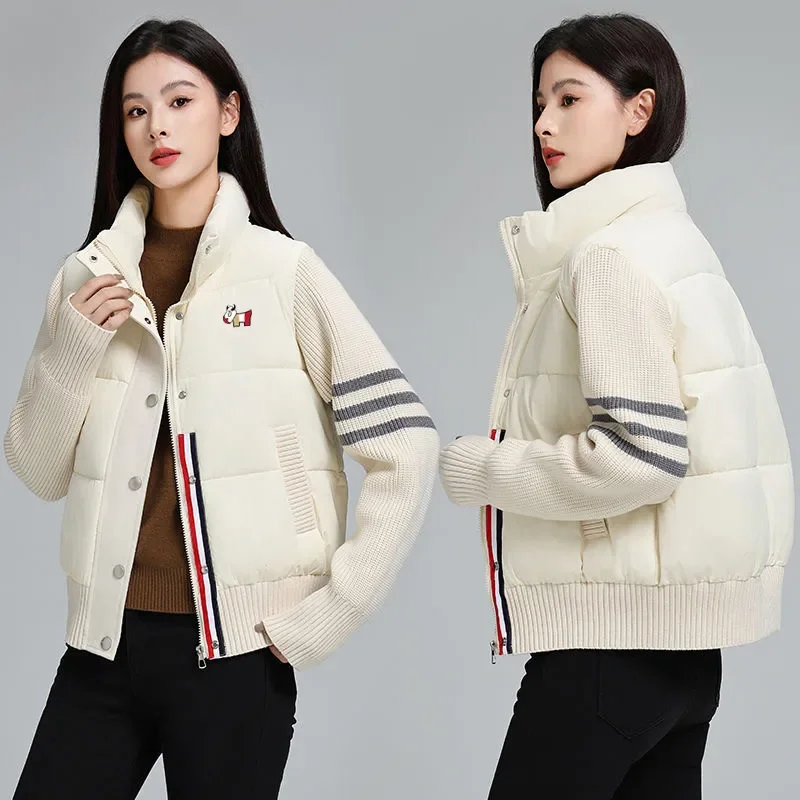 

High Quality Golf Jacket Anew Women Golf Wear Winter 2024 Golf Padded Women Sports Golf Clothes Korean GOLF Short Parkas Coat