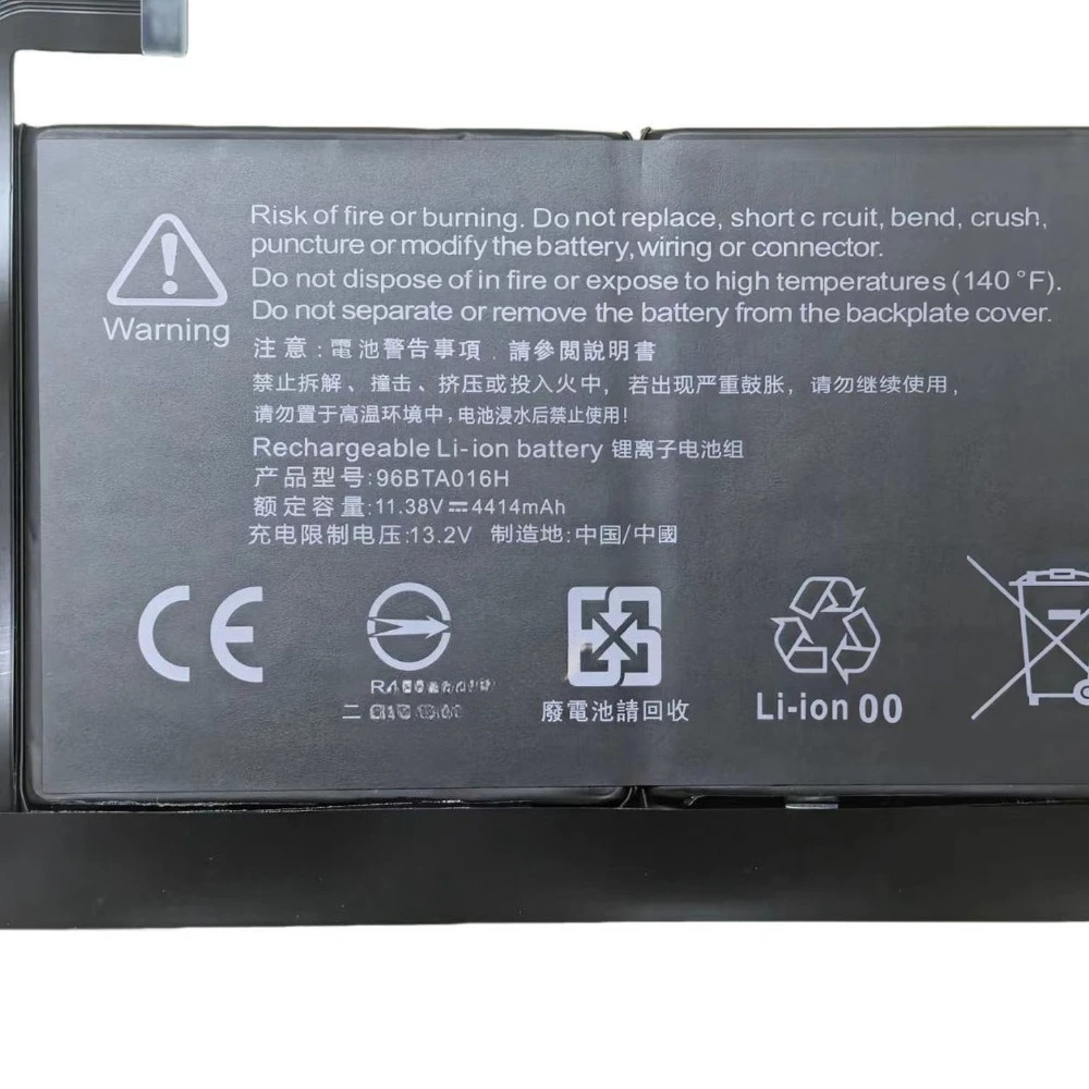 New 96BTA016H 11.38V 4414mAh Replacement Li-ion Tablet Battery for Pro 8 1982 1983 High Capacity Replacement Tablet Battery Pack