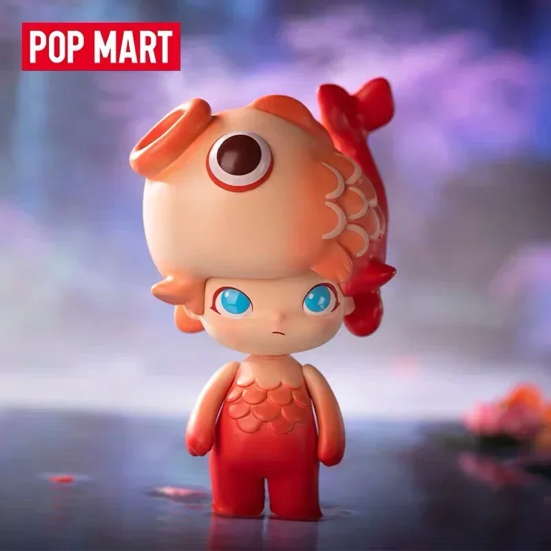 Caja ciega de la serie de animales perdidos Pop Mart Dimoo, bolsa de adivinación, caja misteriosa, juguetes, figura de Anime, muñeca, adornos de escritorio bonitos, colección de regalos
