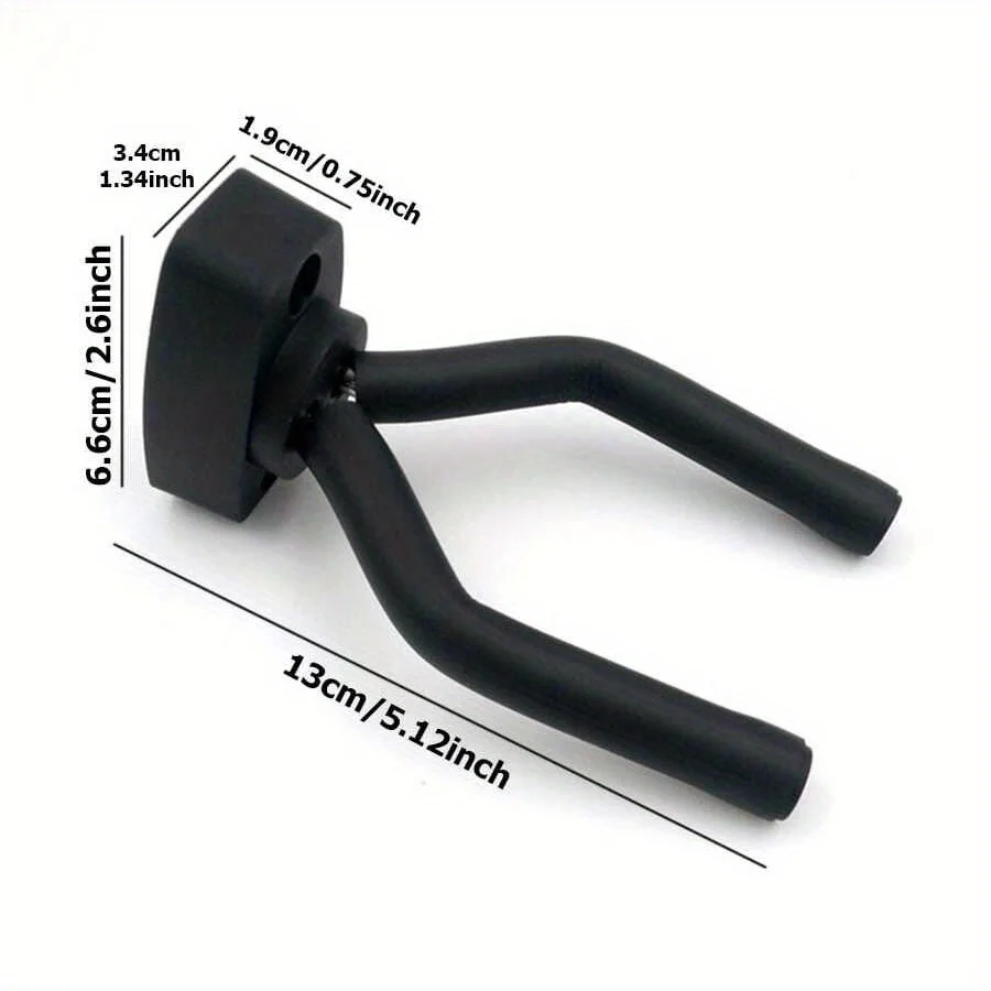 3/6pcs Adjustable Wall Mount Guitar Holder Stainless Steel Non-Slip Sponge Easy Install Secure Hanger for Guitar Bass DDJ