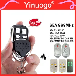 SEA Garage Door Remote Control 868.35MHz Fixed Code Compatible With SEA 23110320 HEAD 868-2 868-4 / SEA SMART DIP 2CH 868