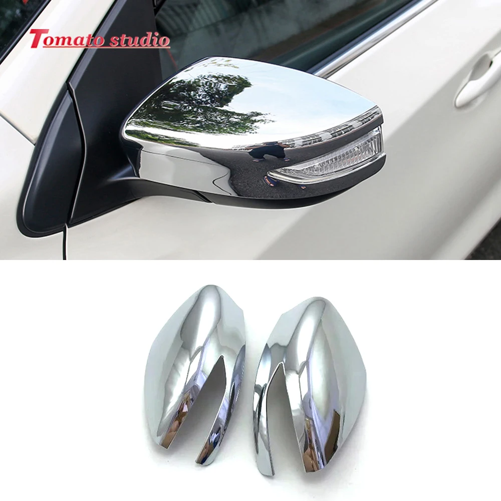 

ABS Chrome Carbon Black Red For Nissan Altima 2013 - 2015 Car Side Door Rearview Turning Mirror Sticker Cover