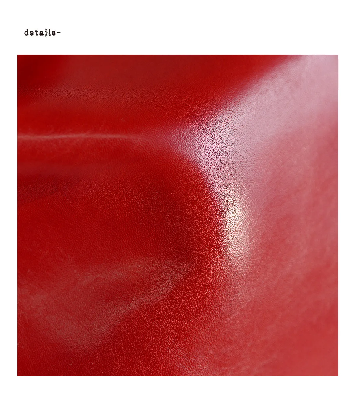 Handgefertigte Damen-Umhängetasche aus echtem Leder in Rot, für Outdoor-Partys, luxuriöse Schultertasche aus echtem Rindsleder – Detail 12