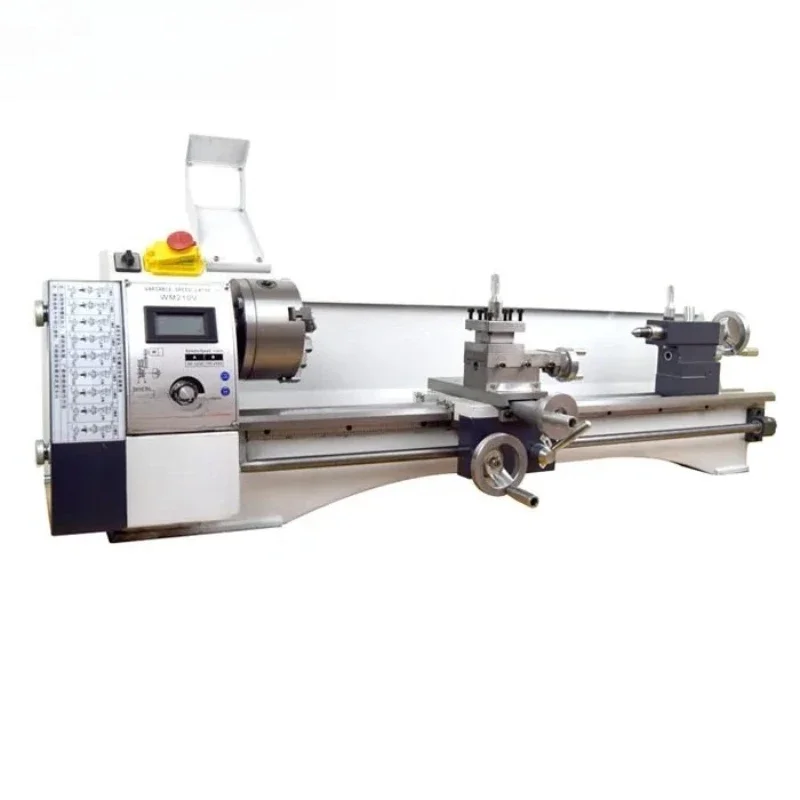 

High-accuracy 800mm 210 Double Chuck Mini Manual Metal Lathe Machine Pool Cue Repairing Lathe With 900w Brushless Motor