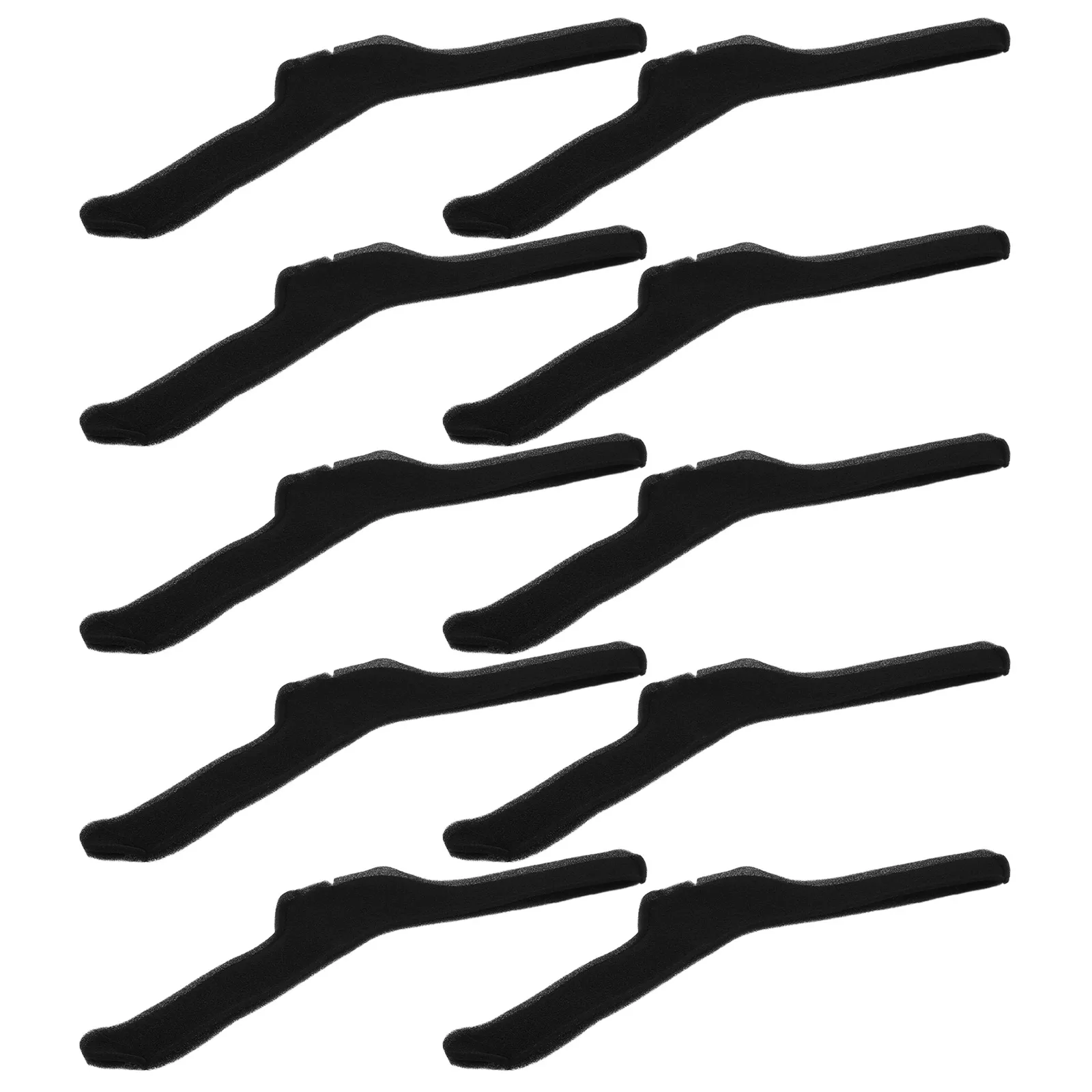 

10pcs Anti Clothes Hanger Covers Sponge Protector Black Anti Skid Hanger Sponge Sleeve Jeans Closet ganizer Fashion Wardrobe
