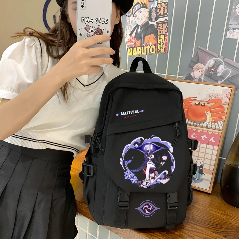 

Nahida Anime Original God Student Backpack 2025 New Large Capacity Teenager Commuting Backpack School Backpack