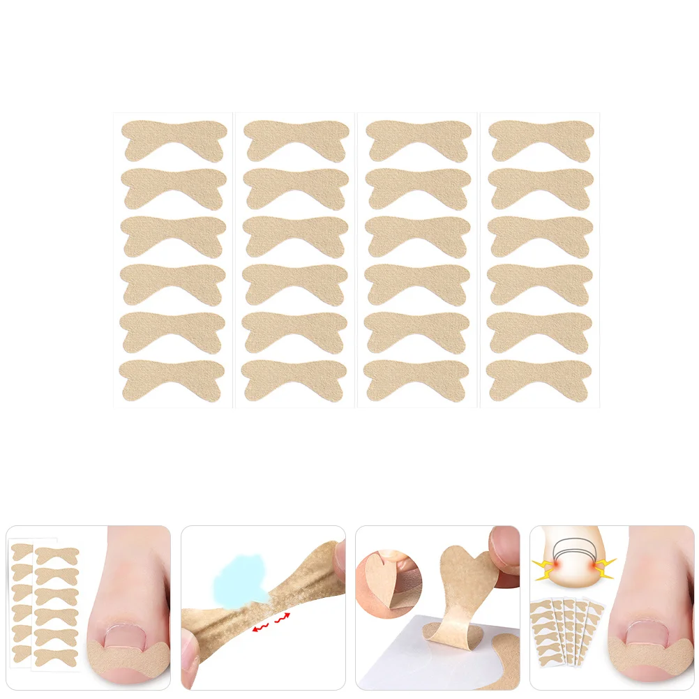 

Toenail Correction Patches Ingrown Nail Corrector Strip For Foot Care Healthy Growth Straightening Tool Nail Repair