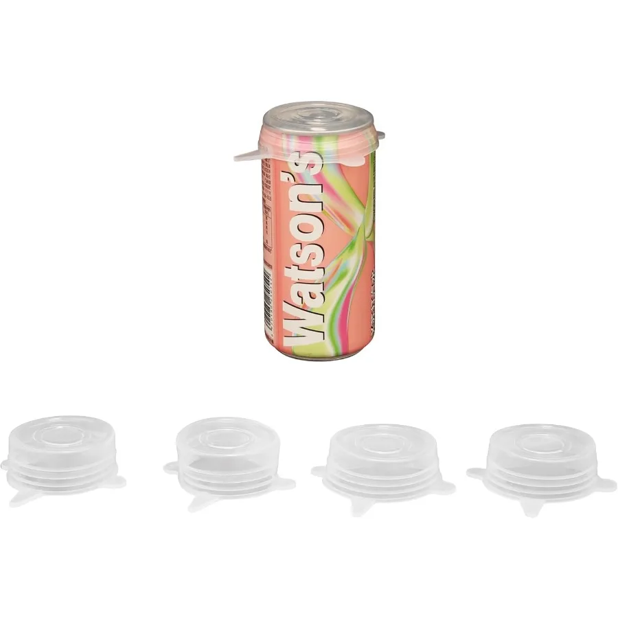 

Extra Small Silicone Stretch Lids 2 Ih 5 pack Same Size Reusable Silicone Jar Cover to Fit 2 Ih to 2.4 Ih Cans Cups Bottles