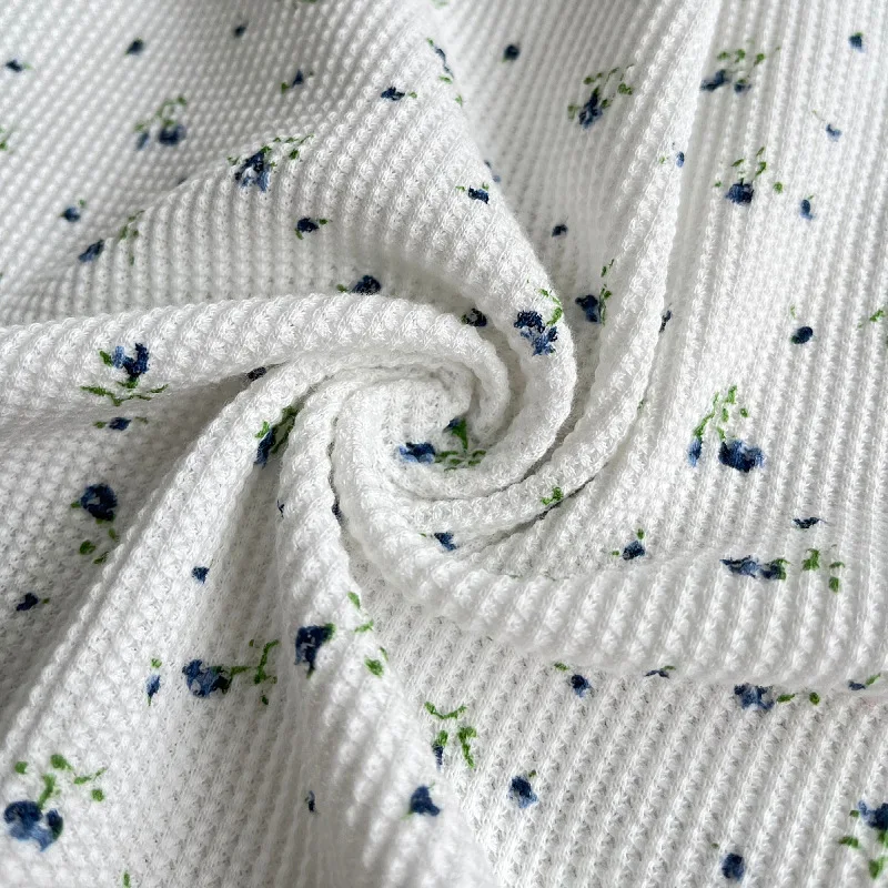 Хлопковая вафельная ткань премиум-класса 2025 года — впитывающая и эластичная для футболок, полотенец, детской одежды