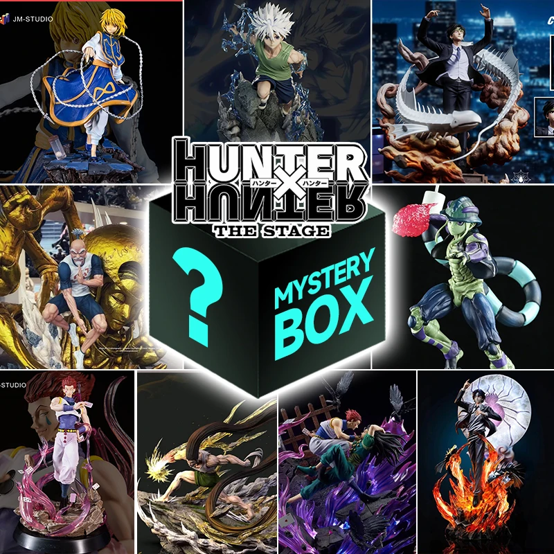 

Hunter x Hunter Figure Blind Mystery Box Anime Collectible Model Kurapika Killua Meruem Hisoka Statue Random one surprise box
