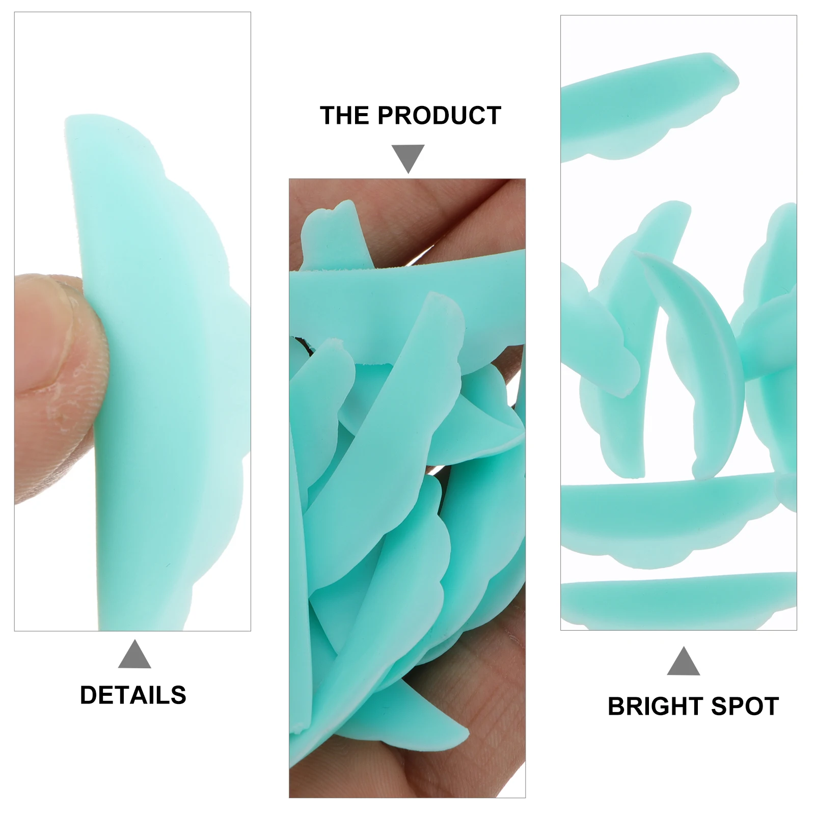 

Eyelash Perm Silicone Gaskets Lower Eyelid Shield Pads Protective Reusable Salon Beauty Shop Easy Clean Water Fake lashes
