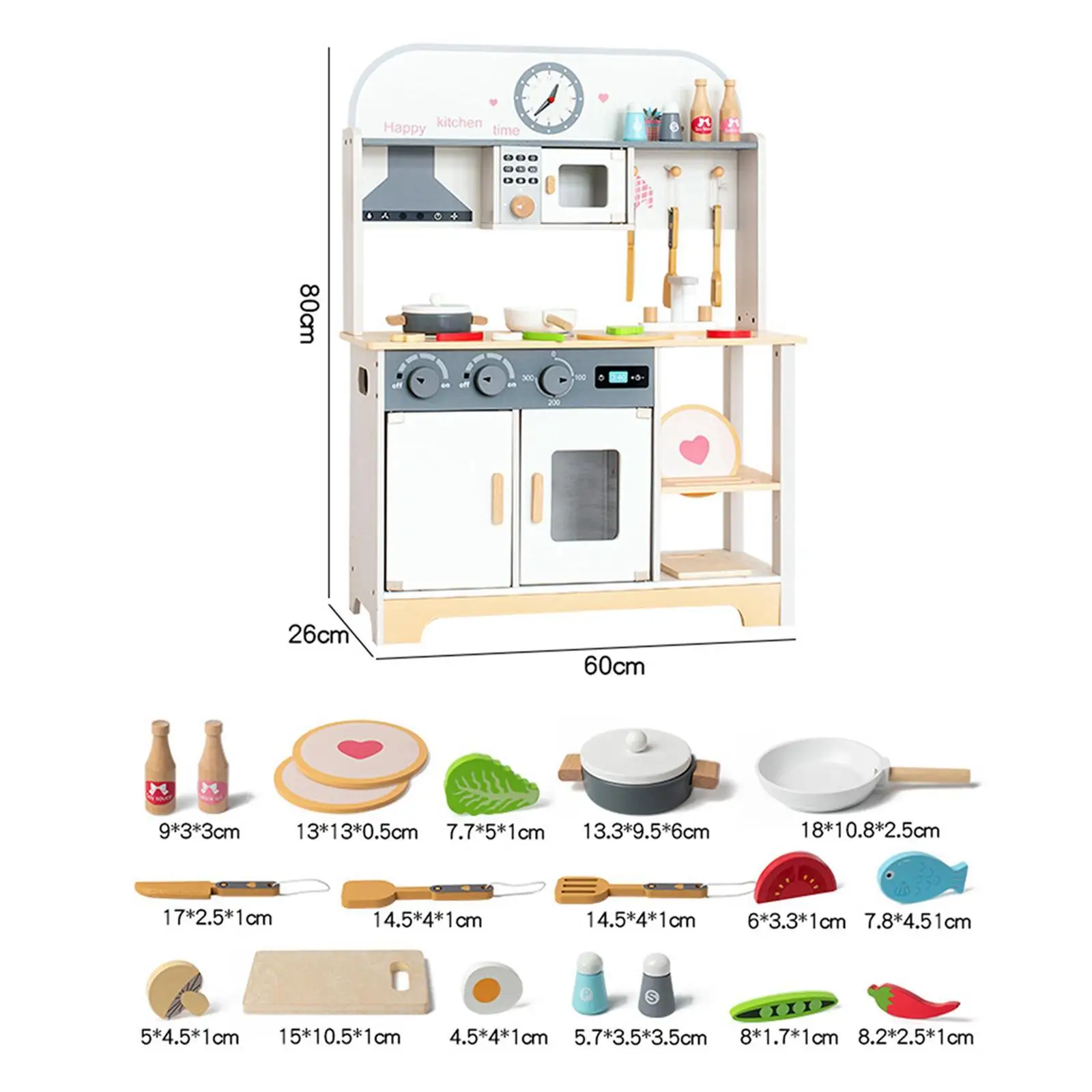 Kitchen Play Set Boys and Girls Toy Set Developmental Role Play Kids Cooking Pretend Play Kitchen Set Kitchen Toy Children