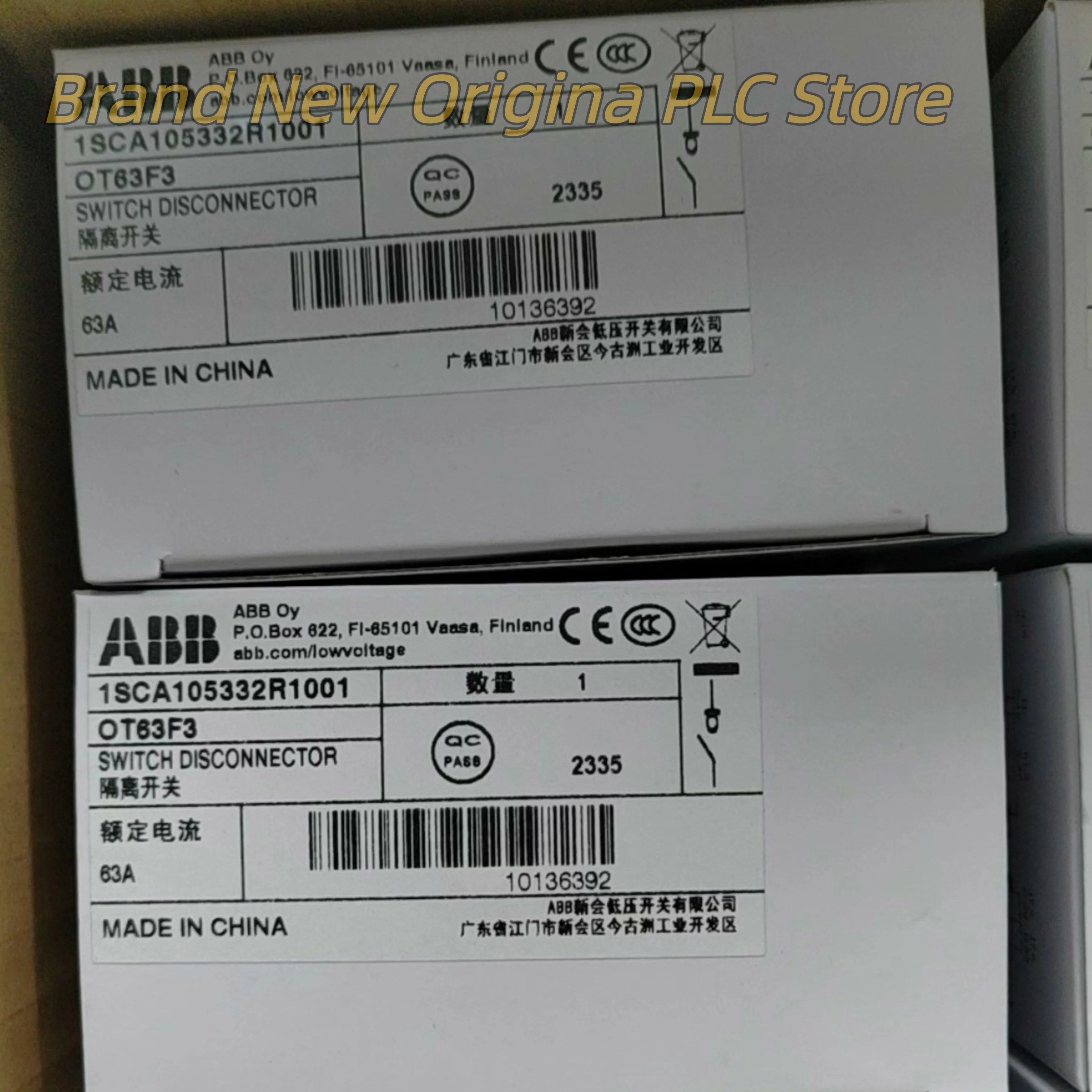 

OT63F3 1SCA105332R1001 disconnecting switch OT63F4N2 1SCA105365R1001 100%NEW