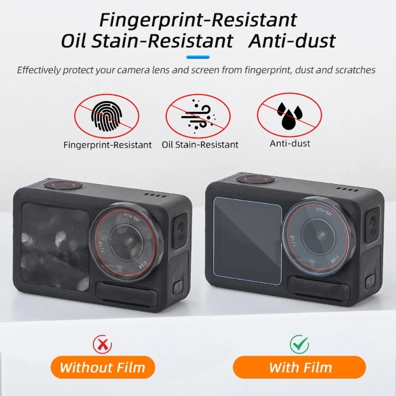 Beschermfolie Dunne High Definition-beschermfolie voor Action 5Pro-cameralens