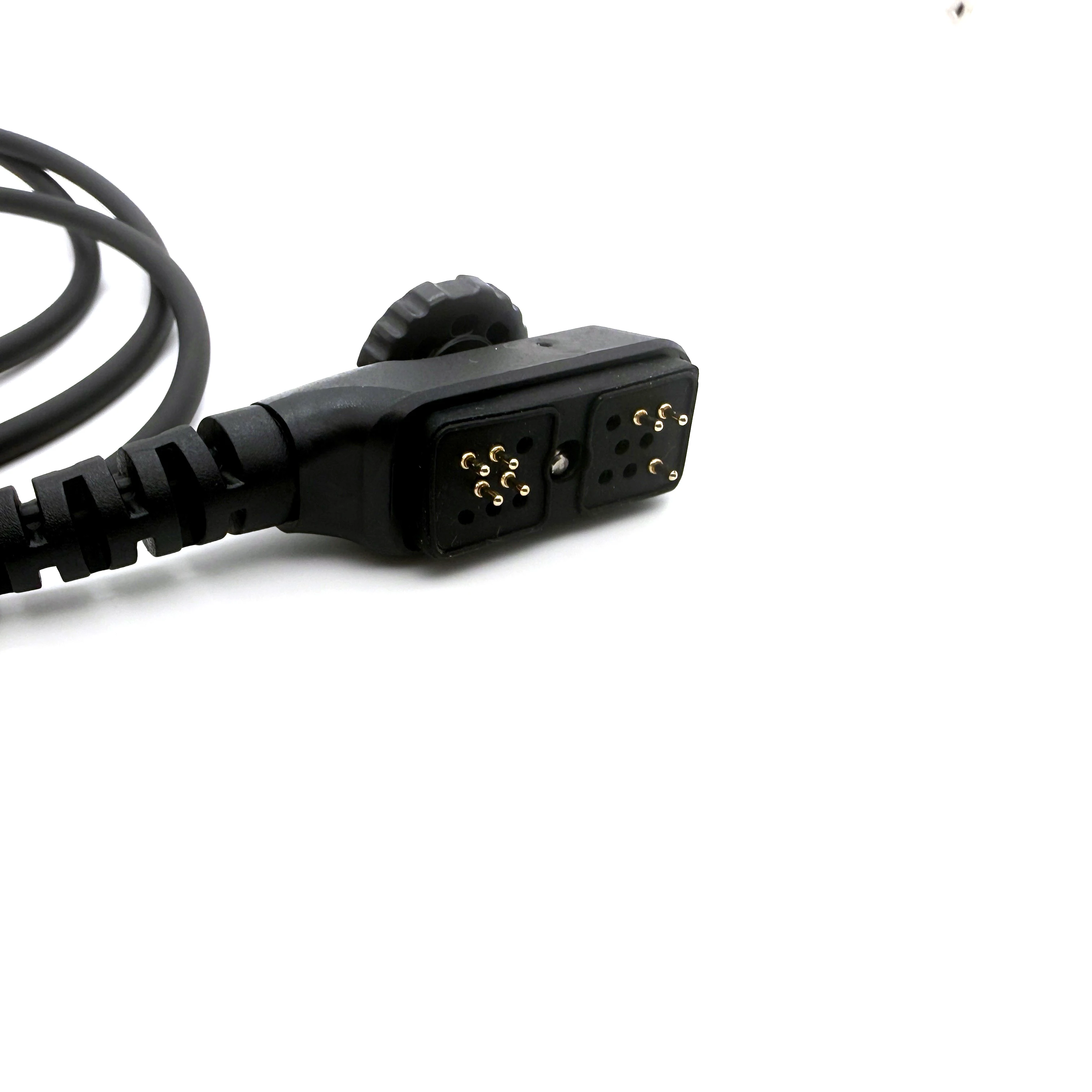 Headset Earpiece Mic for Hytera PD700, PD705G, PD780, PD785, PT580H Radios-PTT Button, Acoustic Tube, Comfortable Earbud view 5
