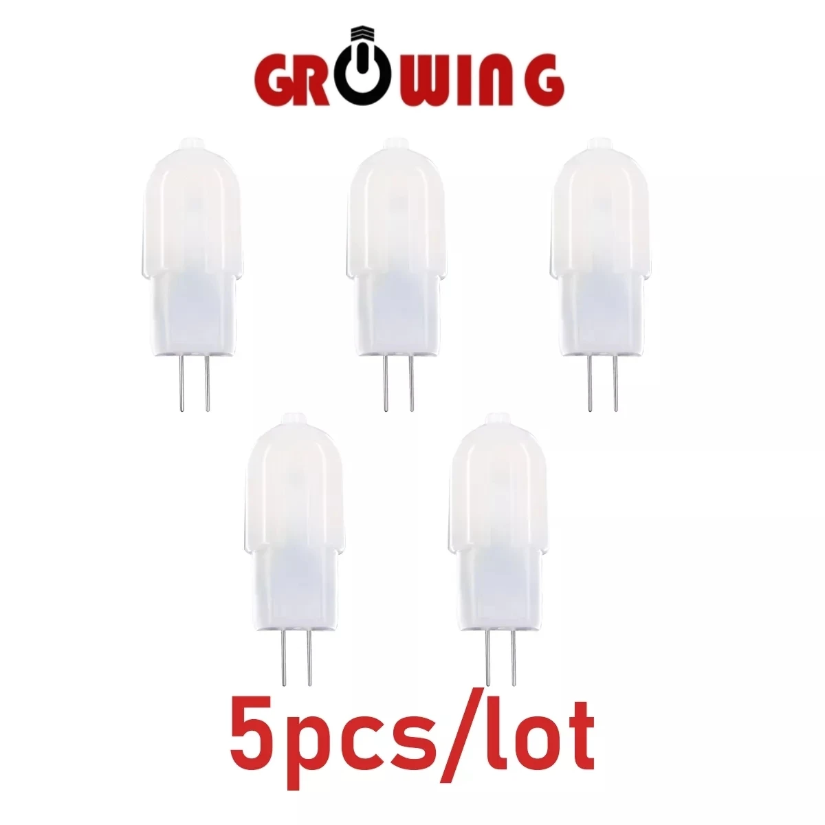 5pcs LED Mini bulb G4 12V 1.2W 1.4W Flicker free high lumen for crystal chandeliers can replace 20W 50W halogen lamps