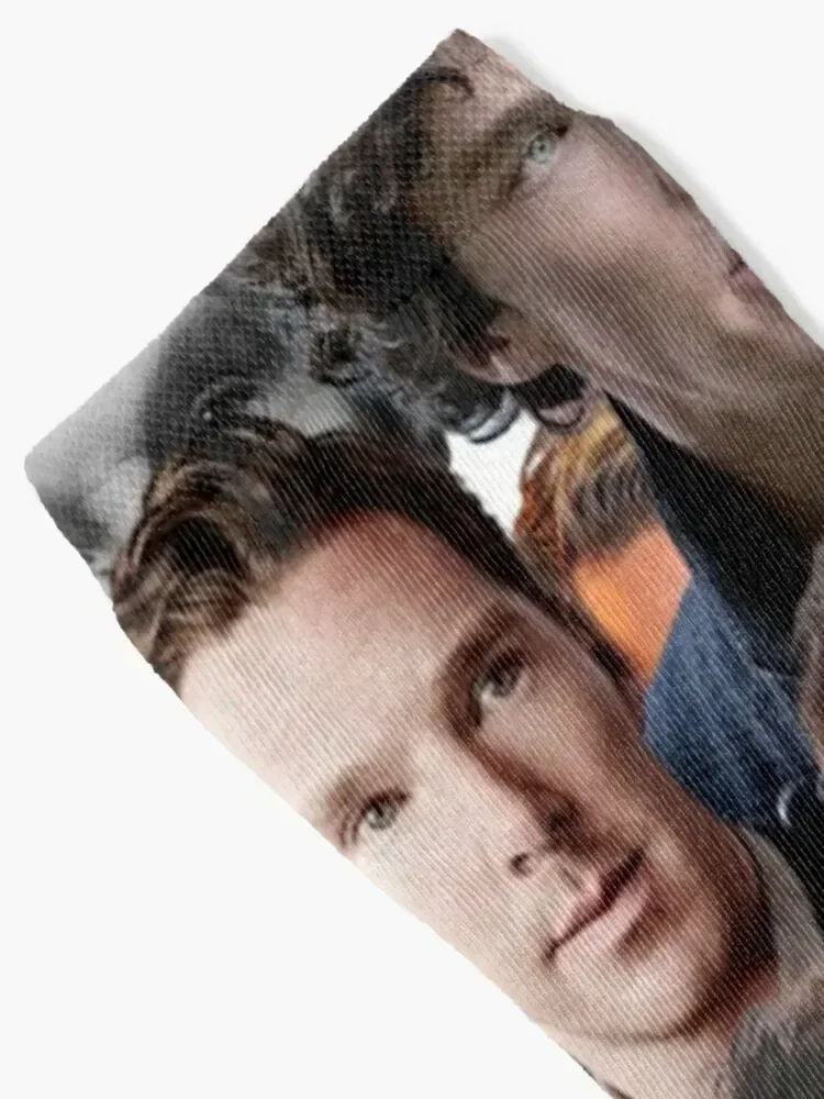 Benedict Cumberbatch photo collage Socks sheer hiking Socks Ladies Men's