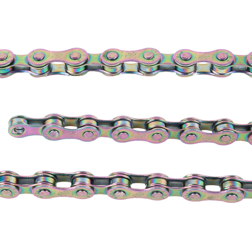 

Высокопрочная велосипедная цепь, подходящая для горных и шоссейных велосипедов, легкий вес всего 116 звеньев