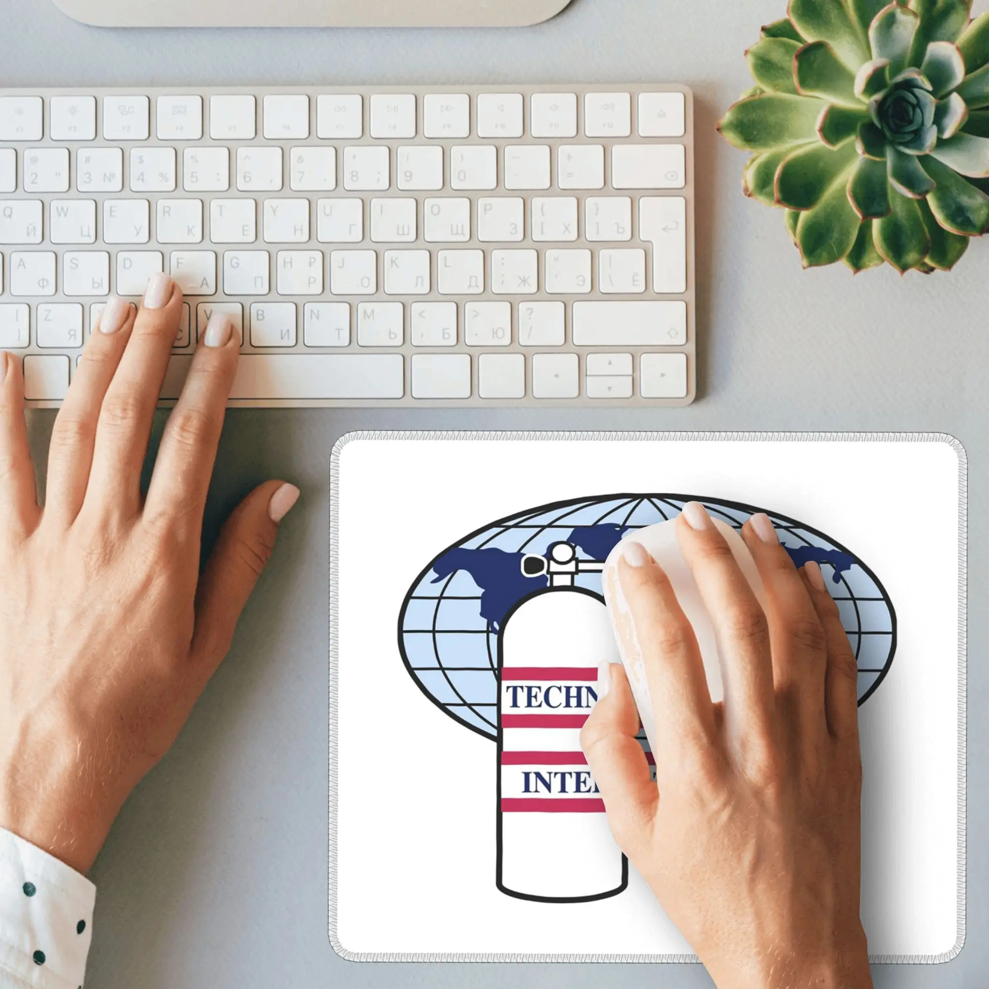 テクニカル ダイビング インターナショナル (TDI) マウス パッド コンピューター キーボード マウス マット ゲーマー PC ラップトップ デスク マット オフィス テーブル マット