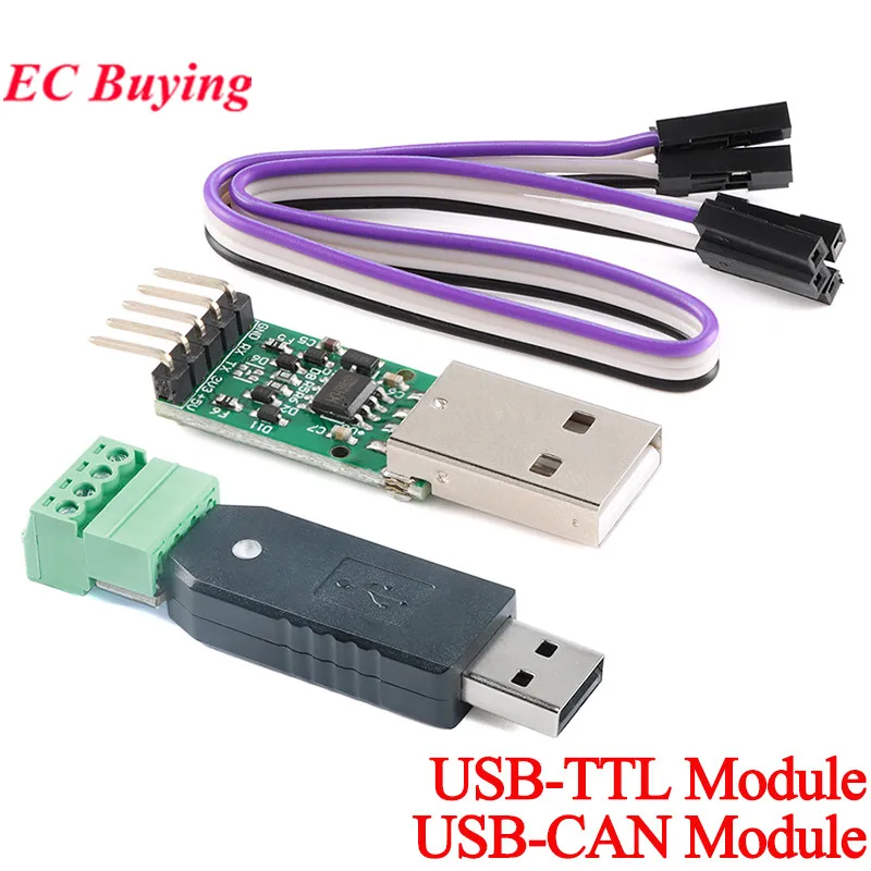 USB-TTL/RS232/RS485/CAN seriële communicatiemodule CH340 CP2102 dataconversie transparante transmissie standaardprotocol