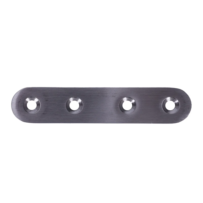AB42-Flat Stainless Steel Repair Mending Fixing Plate Brackets Support 12Pcs