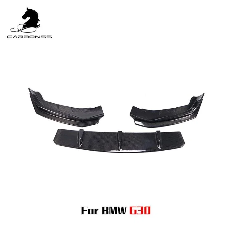 3PCS Fd Type Carbon Fiber Front Bumper for BMW G30mt