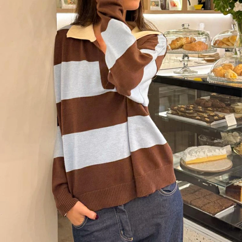 سترات نسائية من Combhasaki Y2K ذات طية صدر السترة مقصوصة وأكمام طويلة بلوفر على شكل حرف V وكتلة ألوان ملابس خروج