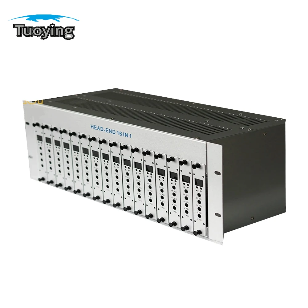 16-channel Hd Agile Adjacent Frequency Modulator Hdmi To Rf Analog Hotel Cable Tv System Hdmi To Analog Modulator