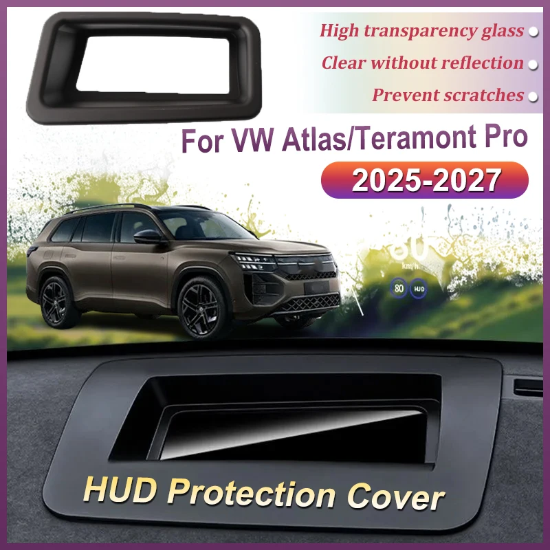 

For Volkswagen Teramont Pro Atlas MK2 2025 2026 2027 Car HUD Display Protective Cover Auto Specialized Screen Dustproof Shield
