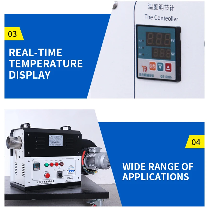 

RY-10P Промышленный нагреватель циркуляции воздуха Высокотемпературный вентилятор из нержавеющей стали для фабрики, термостатическая камера