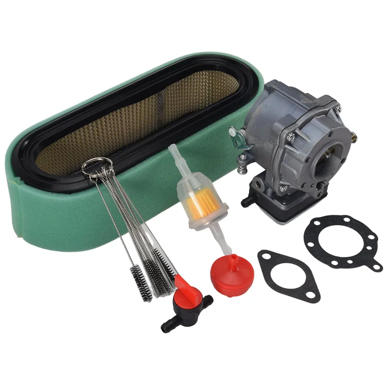 مكربن A44F-693480 متوافق مع بريجز آند ستراتون 693479 499306 مع فلتر هواء 394019S 394358S فلتر الوقود