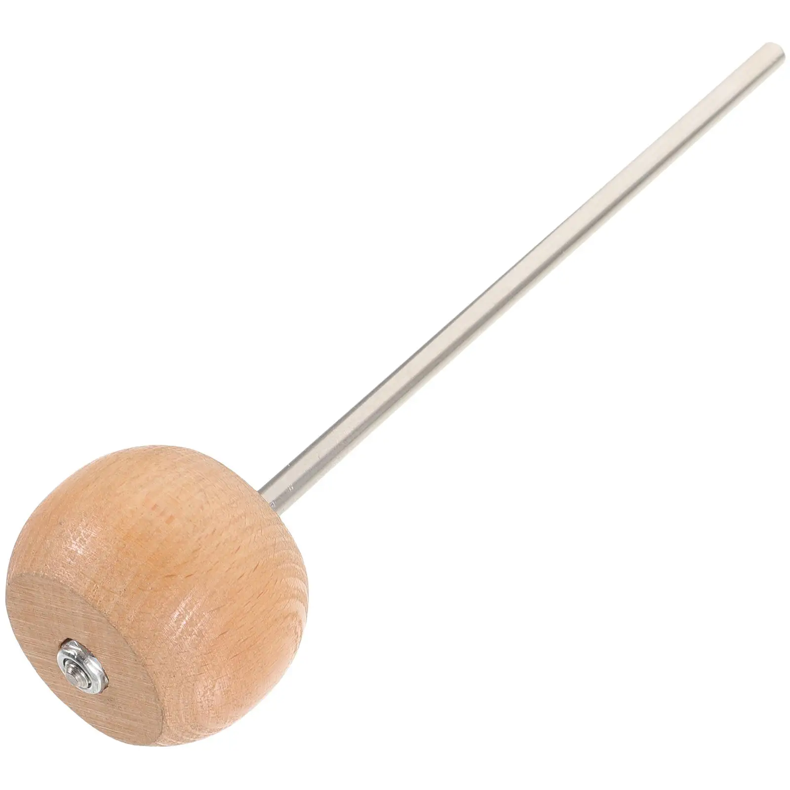 Drum Pedal Hammer Wooden Beater Bass Drum Part Wood Color Percussion Instrument Supplies Replacement Kick Foot Beater