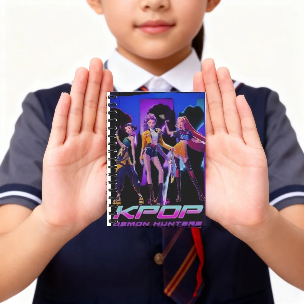 

Охотники на демонов, аниме Kawaii, блокнот, студенческая наклейка для ручного счета, книга для сообщений, детский дневник, книга для рисования, книга для сообщений