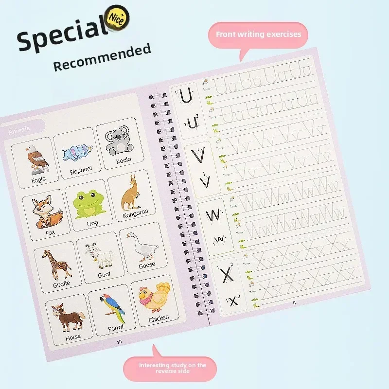 New Hot Selling Notebook That Can Eliminate Grooves, English Control Pen Training, Adult Practice Calligraphy