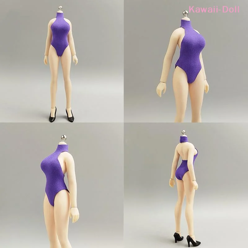 [DO]1/6 Scale High Neck Swimsuit Outfit For 6 Inch Female Soldier Action Figure Body Mini Dolls Decoration Accessories[DO] view 6