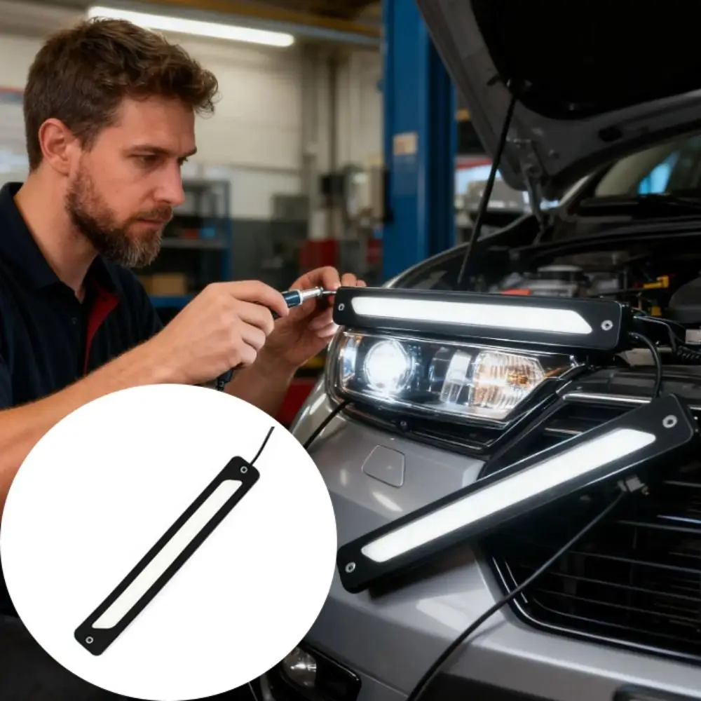 9in Length Daytime Running Light Super Bright Bendable Design Car LED Light Modified Version Super Bright Light